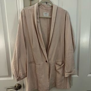 NWOT Old Navy Pink Linen Blazer